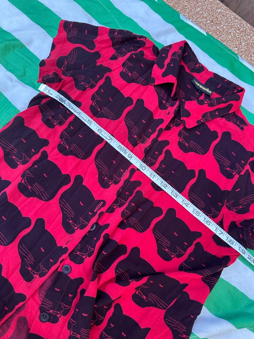NOOWORKS Joyce rayon button up - Picture 3 of 5